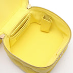 Chanel Shoulder Bag Quilted Yellow Leather Small Vanity 2-Way Chain — view 3
