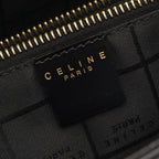 Celine Shoulder Bag Black Leather Gancini — view 4