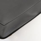 Celine Shoulder Bag Black Leather Gancini — view 6