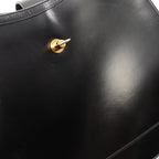 Celine Shoulder Bag Black Leather Gancini — view 7