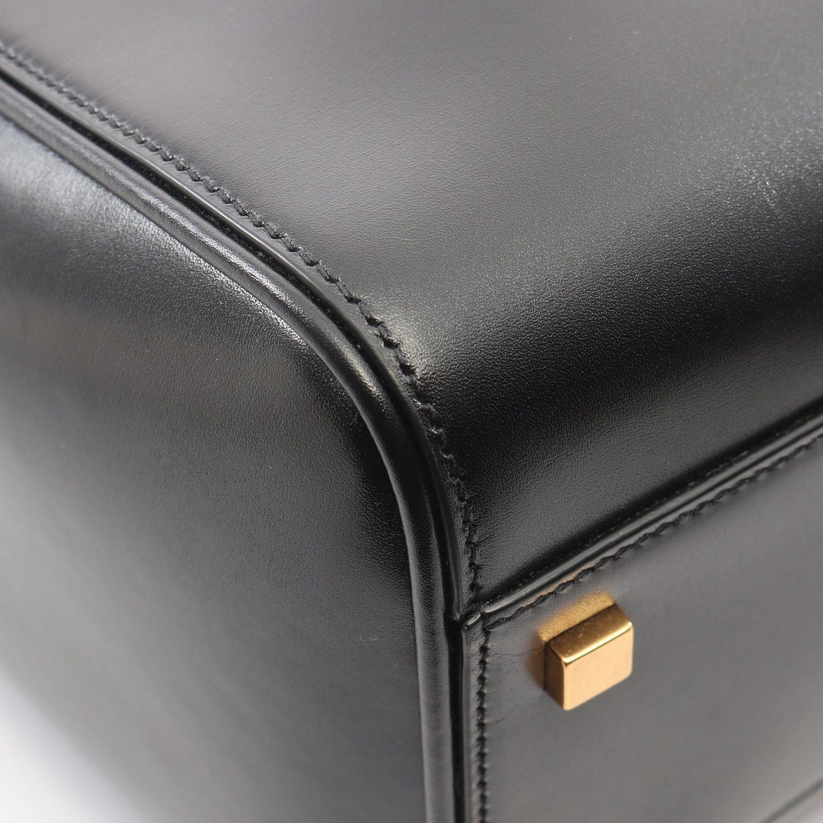 Saint Laurent Paris Tote Bag Manhattan S Black Leather — view 6