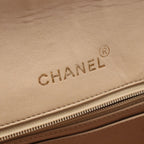 Chanel Shoulder Bag Quilted Diana Flap Light Beige Lambskin Chain — view 4