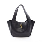 Saint Laurent Paris Tote Bag le 5 7 Bea Black Leather