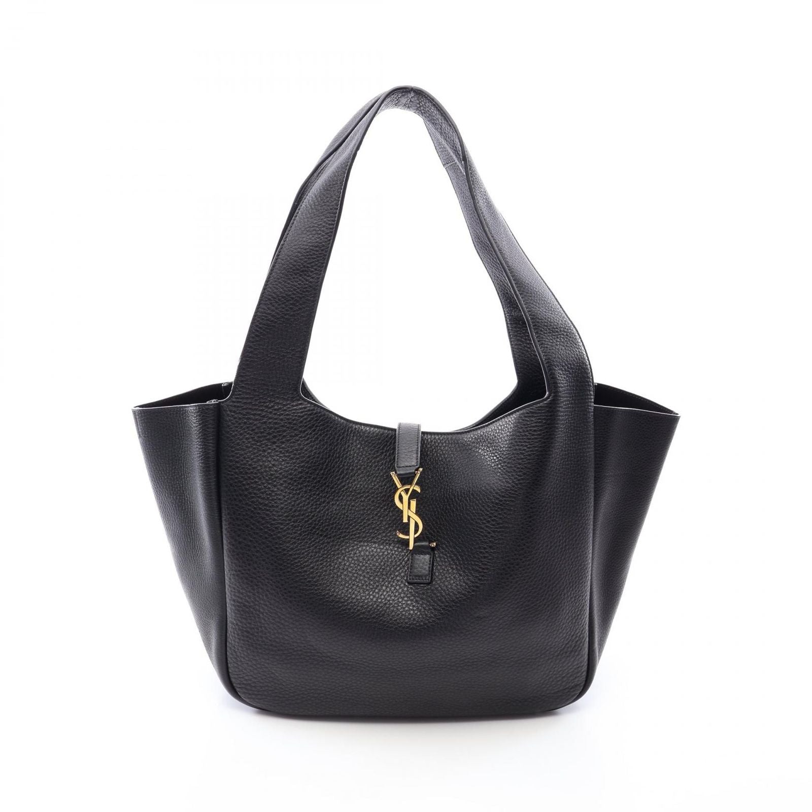 Saint Laurent Paris Tote Bag le 5 7 Bea Black Leather