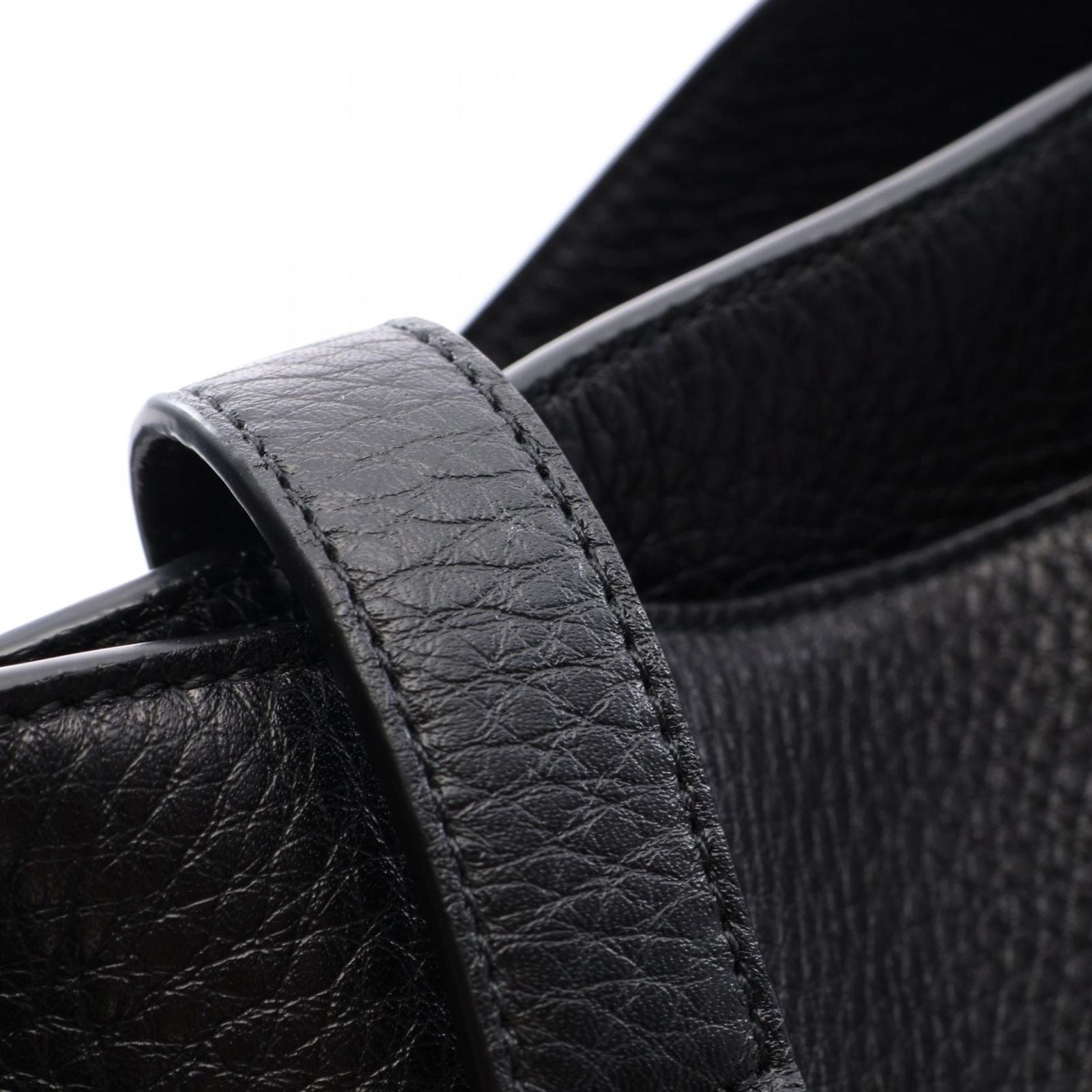 Saint Laurent Paris Tote Bag le 5 7 Bea Black Leather — view 6
