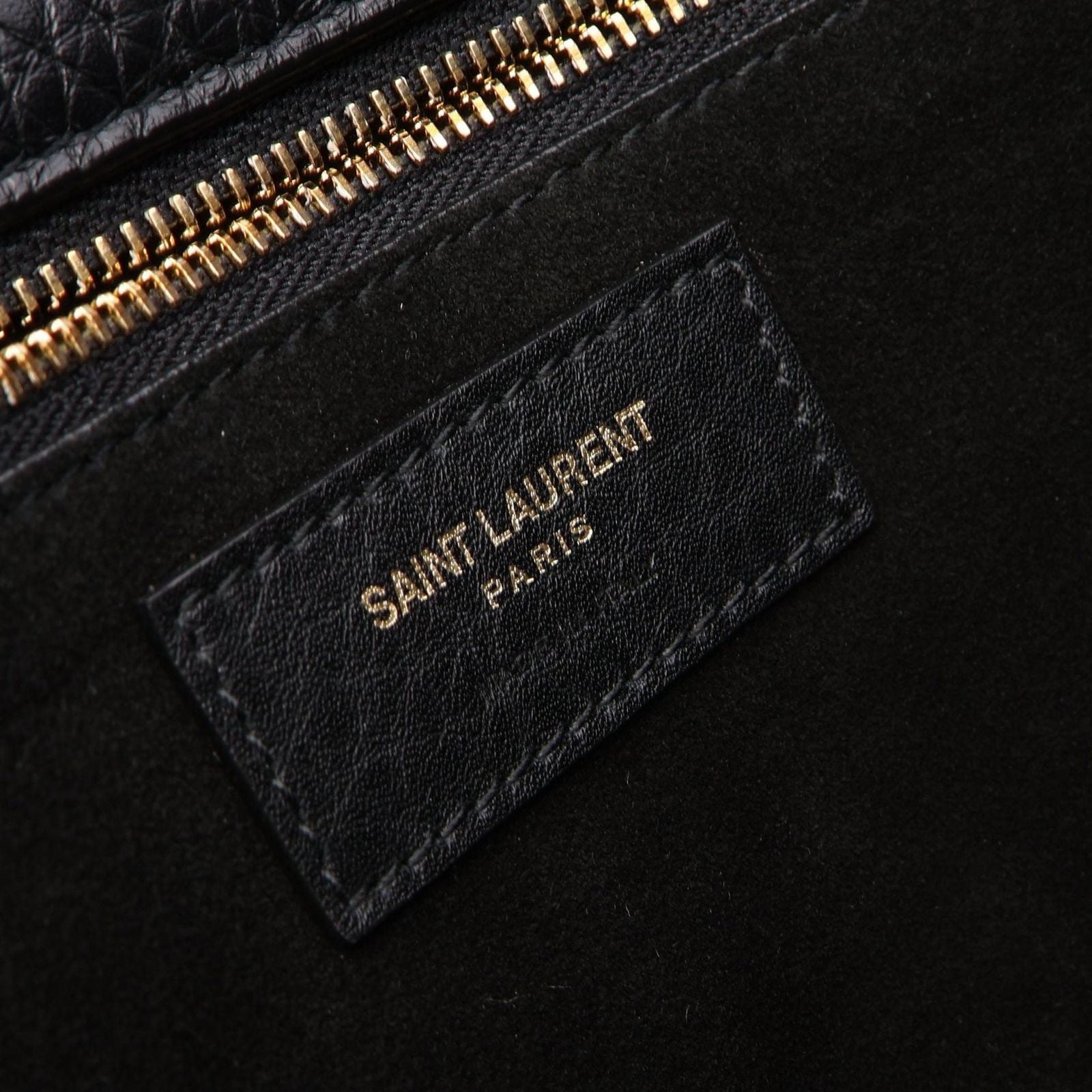 Saint Laurent Paris Tote Bag le 5 7 Bea Black Leather — view 4