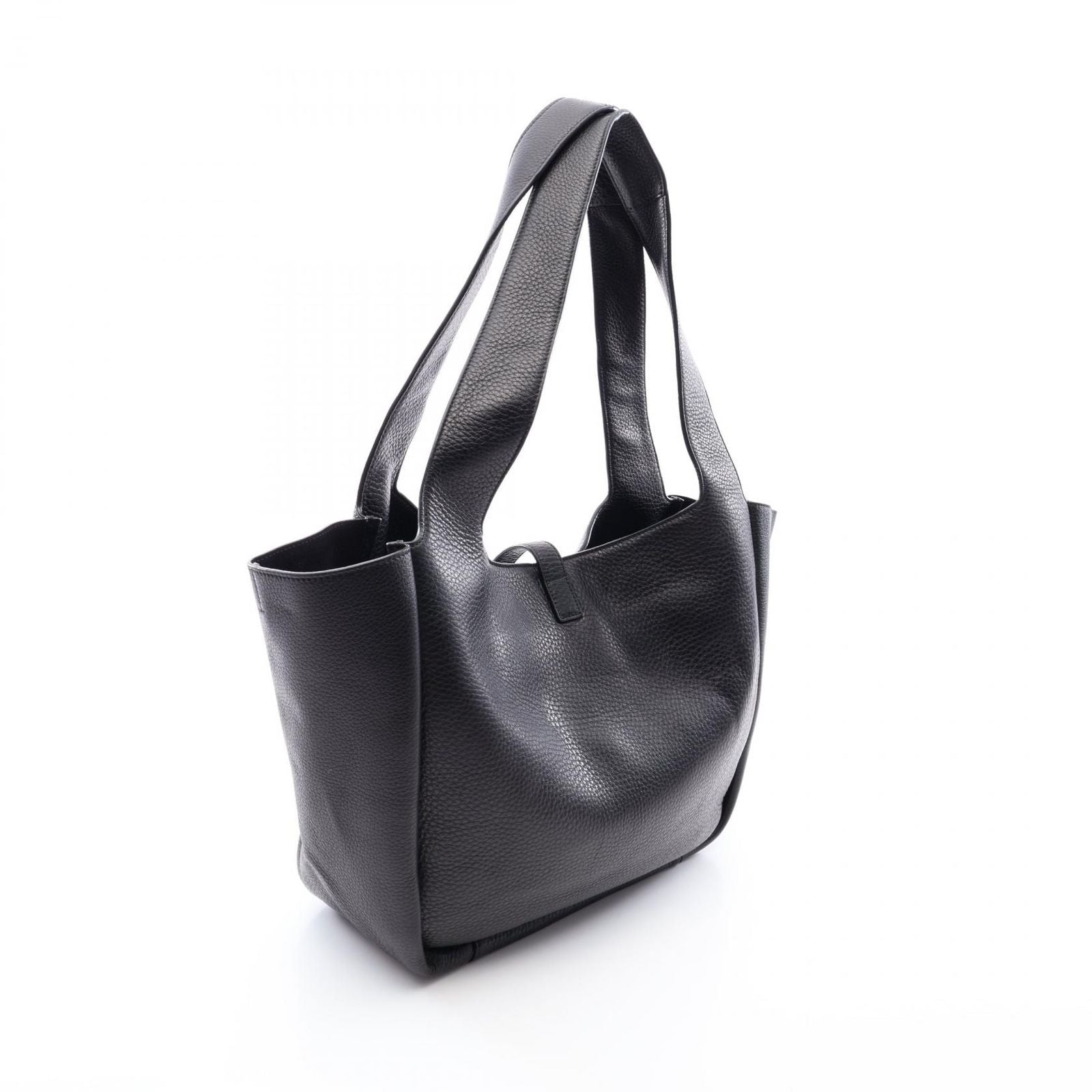 Saint Laurent Paris Tote Bag le 5 7 Bea Black Leather — view 2