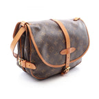 Louis Vuitton Shoulder Bag Saumur 30 Canvas Leather — view 2