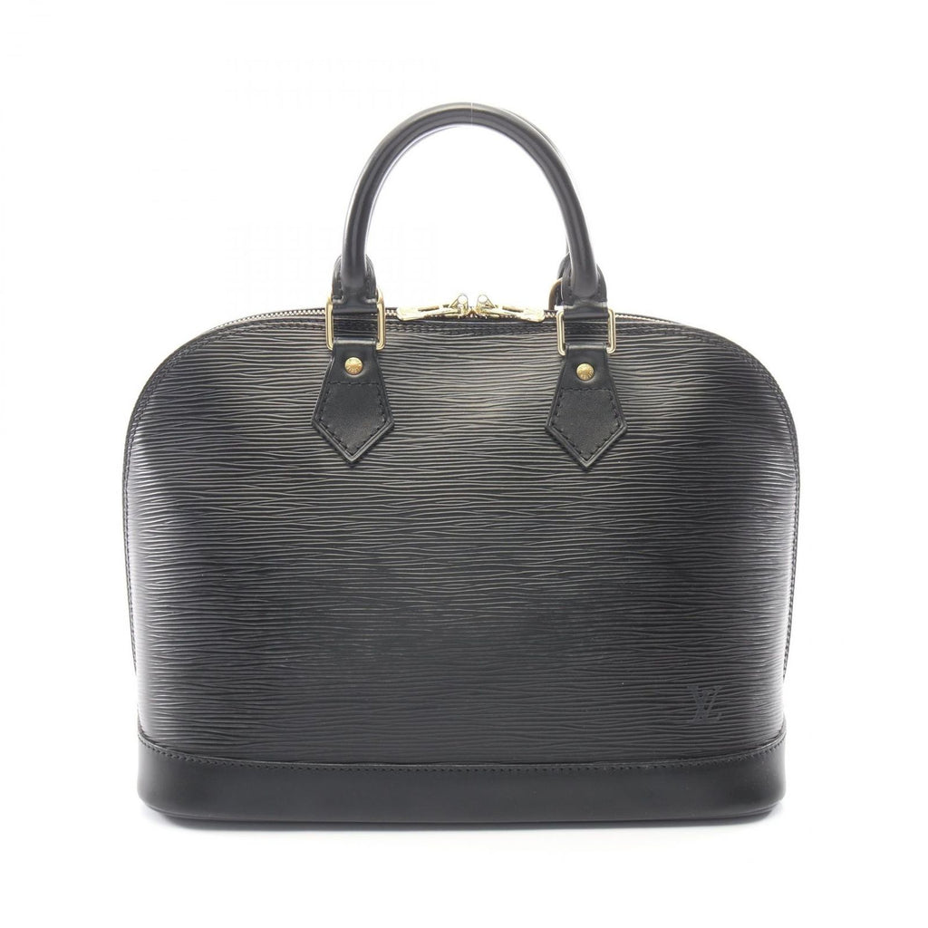 Louis Vuitton Alma Noir Leather Handbag