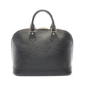 Louis Vuitton Alma Noir Leather Handbag