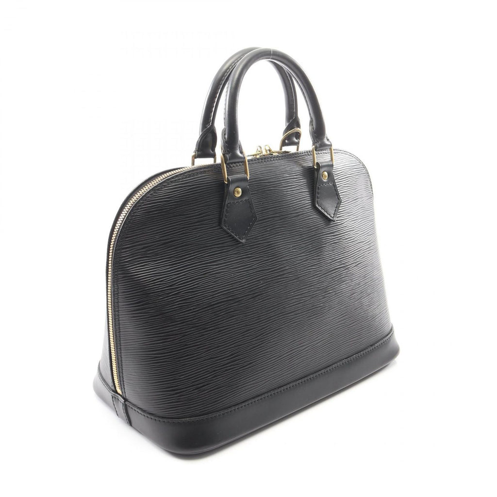 Louis Vuitton Alma Noir Leather Handbag — view 2