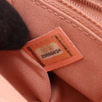 Chanel Shoulder Bag Quilted Logo Pink Lambskin Chain — view 5