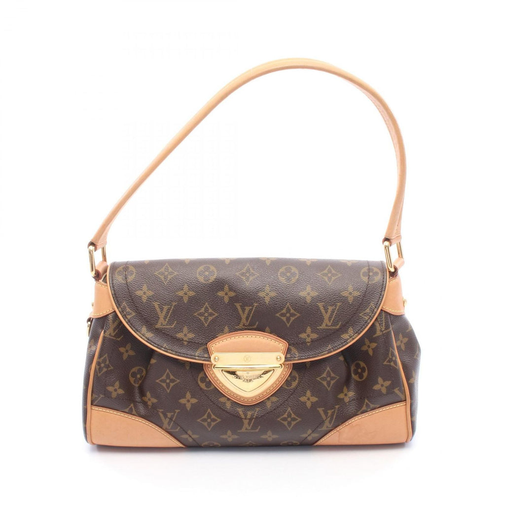Louis Vuitton Shoulder Bag Beverly MM Canvas Leather