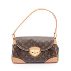 Louis Vuitton Shoulder Bag Beverly MM Canvas Leather