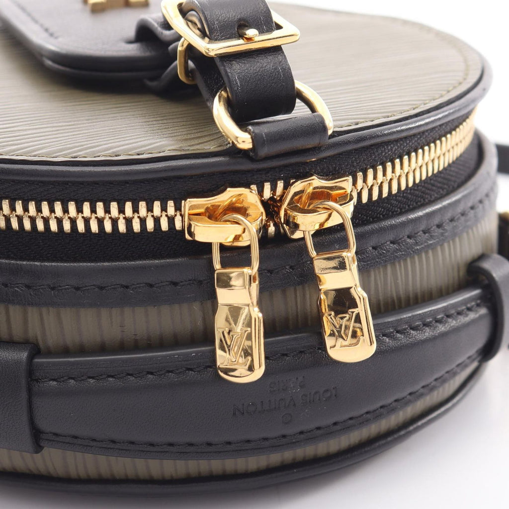Louis Vuitton Mini Boite Chapeau 2-Way Khaki Leather Handbag — view 5
