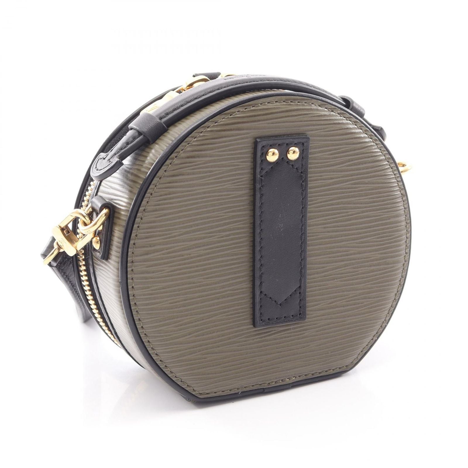 Louis Vuitton Mini Boite Chapeau 2-Way Khaki Leather Handbag — view 2