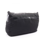 Prada Shoulder Bag Vela Black Nylon Leather Triangle Logo — view 2