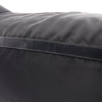 Prada Shoulder Bag Vela Black Nylon Leather Triangle Logo — view 6