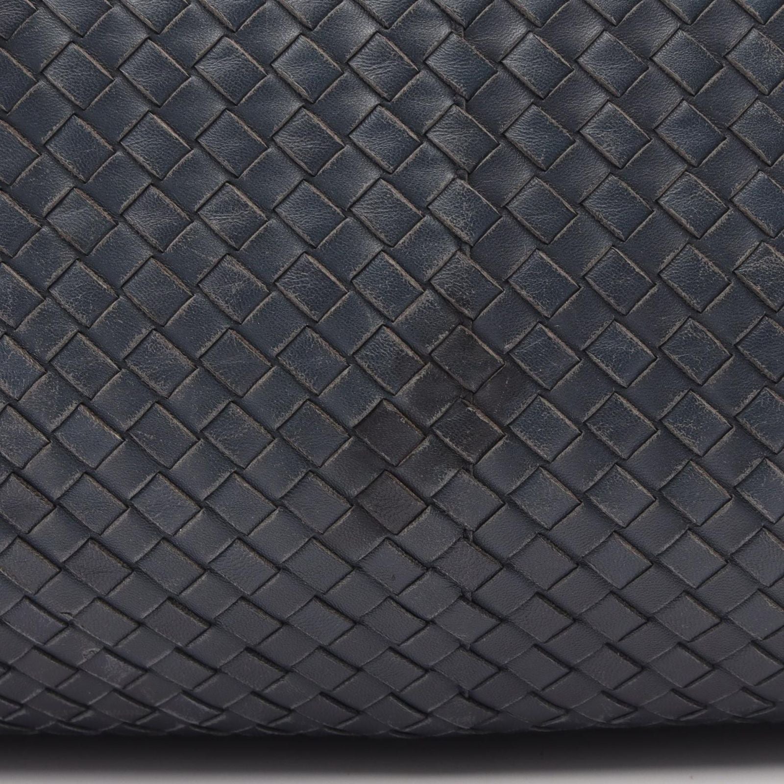 Bottega Veneta Tote Bag Intrecciato Navy Leather Large — view 5