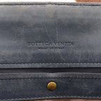 Bottega Veneta Tote Bag Intrecciato Navy Leather Large — view 4