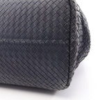 Bottega Veneta Tote Bag Intrecciato Navy Leather Large — view 8