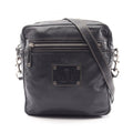 Gucci Shoulder Bag Crest Black Leather