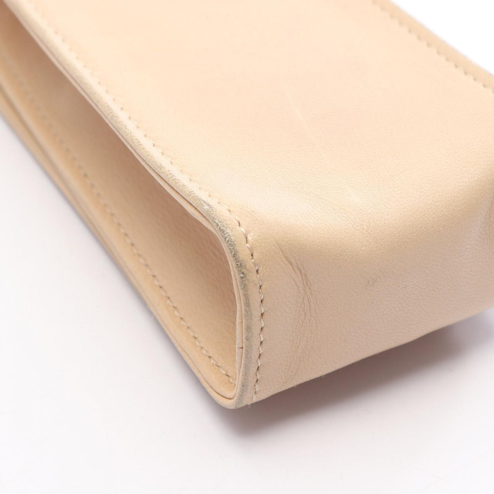 Gucci Shoulder Bag 039 Beige Leather Mini — view 7
