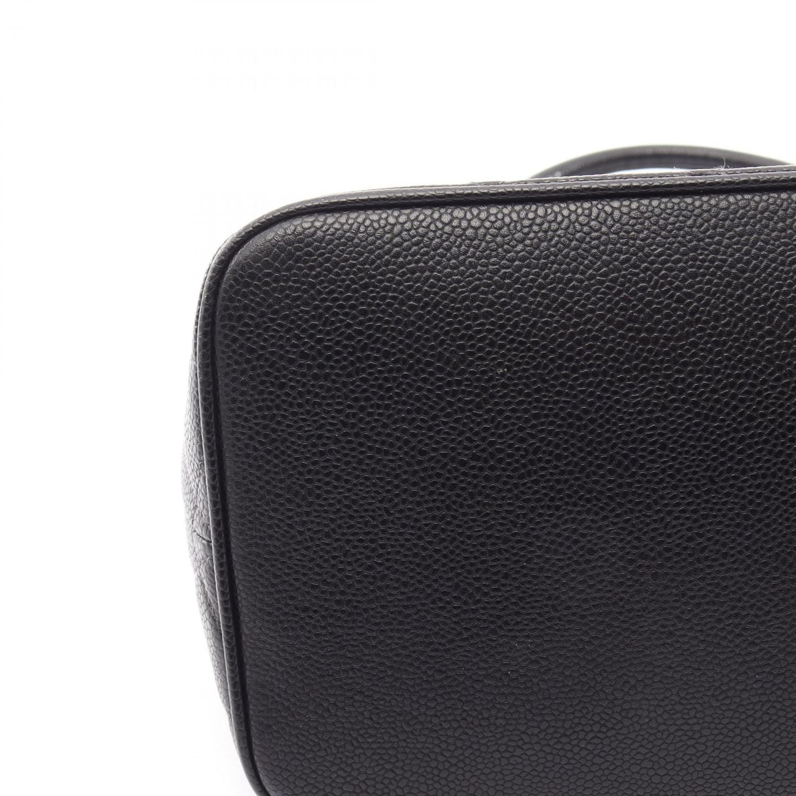 Chanel Tote Bag Reissue Black Caviar Leather — view 7