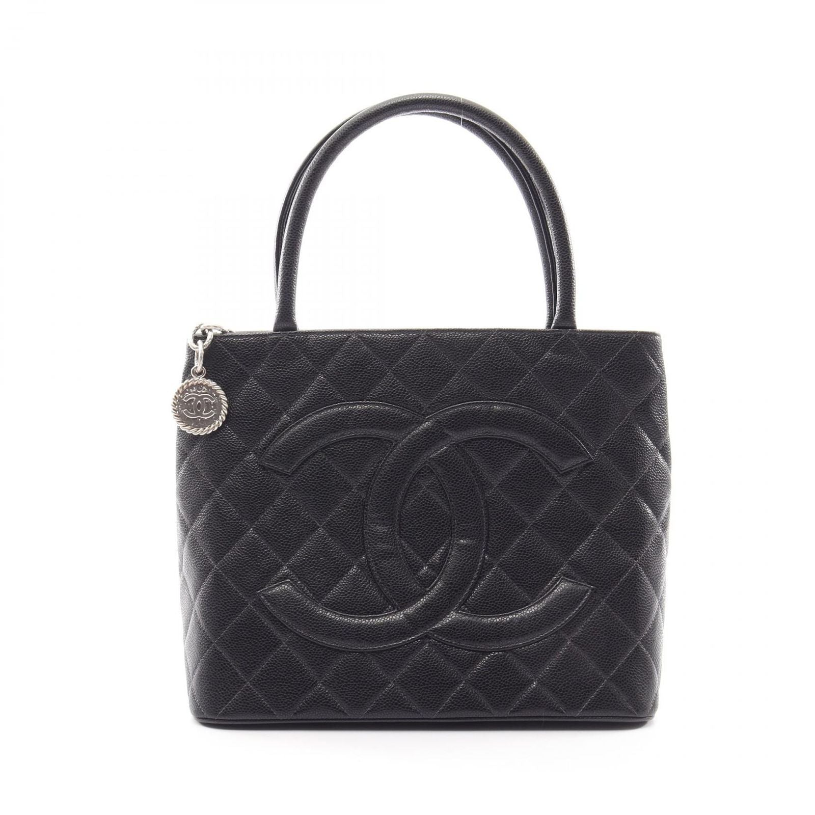 Chanel Tote Bag Reissue Black Caviar Leather