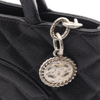 Chanel Tote Bag Reissue Black Caviar Leather — view 6