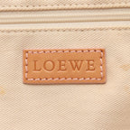 Loewe Tote Bag Repeat Anagram Beige Canvas Leather — view 4