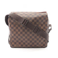 Louis Vuitton Shoulder Bag Naviglio Damier Ebene Canvas Leather