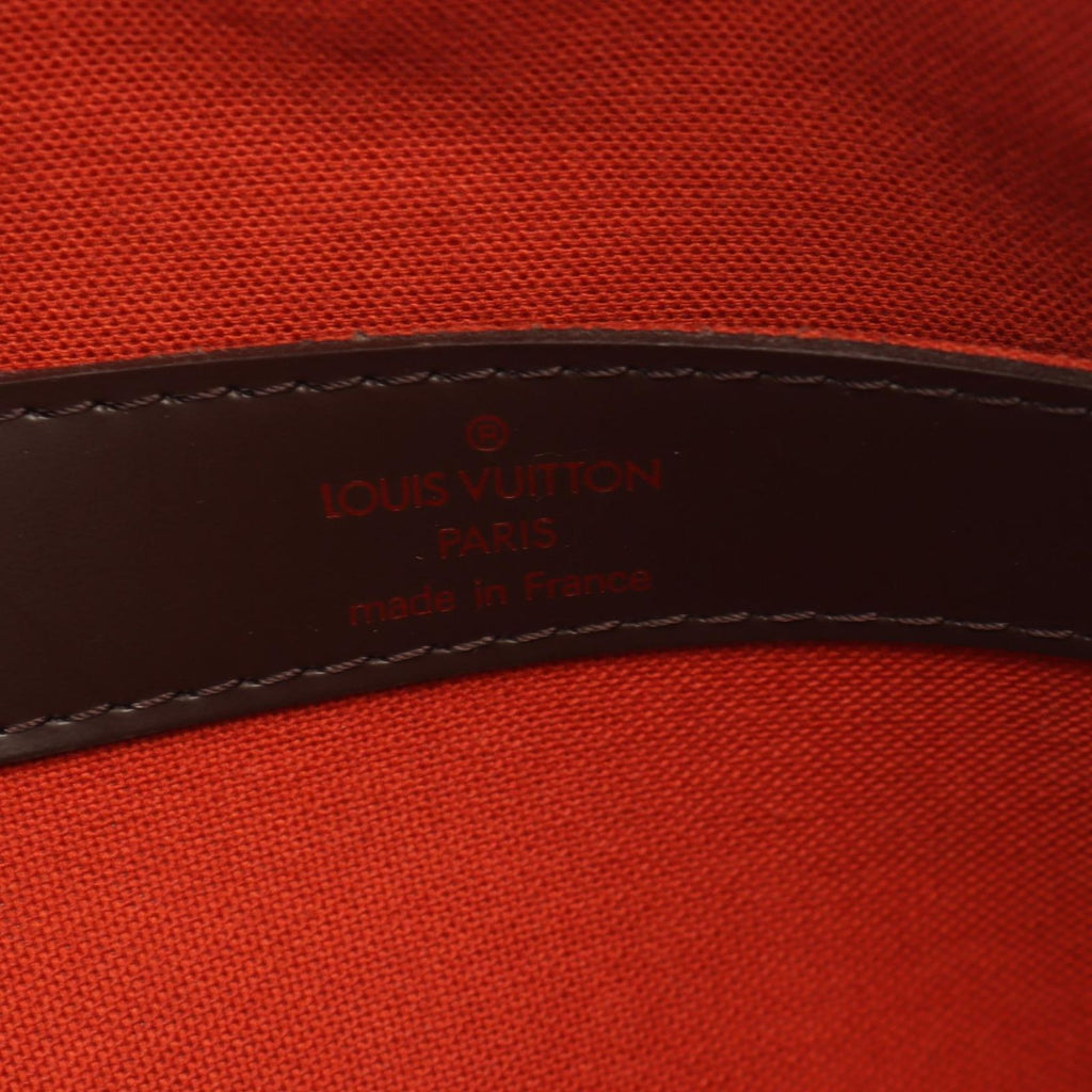 Louis Vuitton Shoulder Bag Naviglio Damier Ebene Canvas Leather — view 4