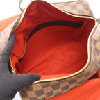 Louis Vuitton Shoulder Bag Naviglio Damier Ebene Canvas Leather — view 3