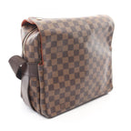 Louis Vuitton Shoulder Bag Naviglio Damier Ebene Canvas Leather — view 2