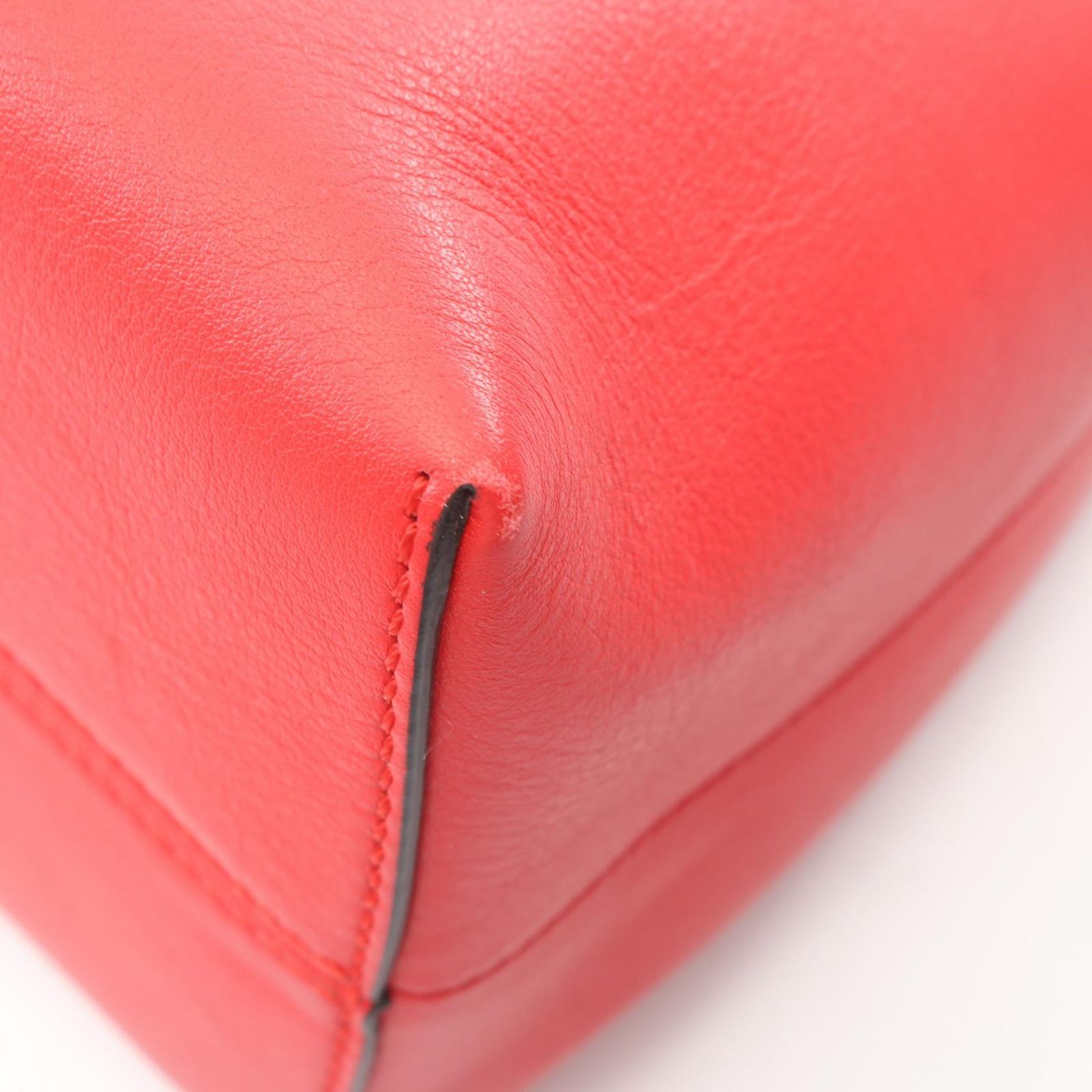 Fendi by the Way Medium 2-Way Red Leather Handbag — view 6