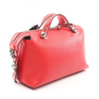Fendi by the Way Medium 2-Way Red Leather Handbag — view 2