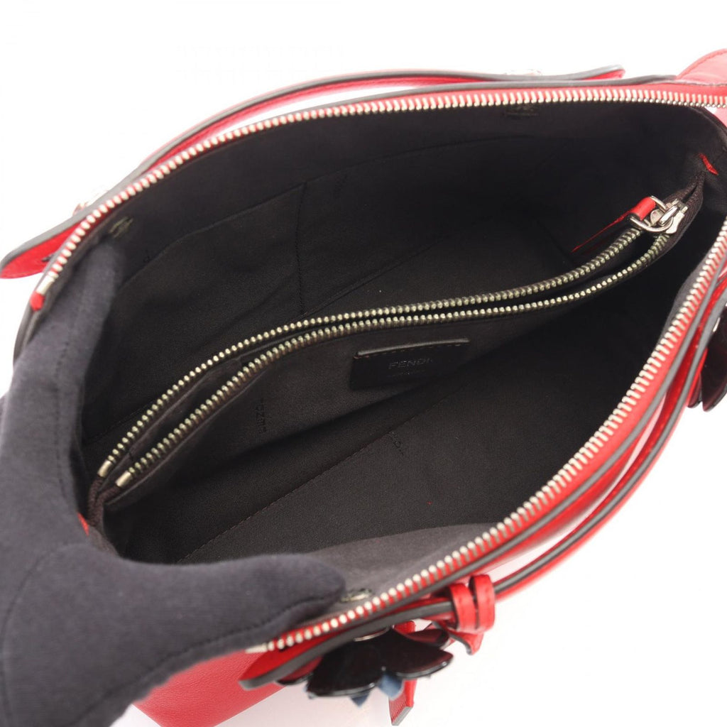Fendi by the Way Medium 2-Way Red Leather Handbag — view 3