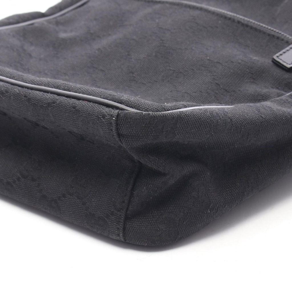 Gucci Shoulder Bag GG Canvas Black — view 6
