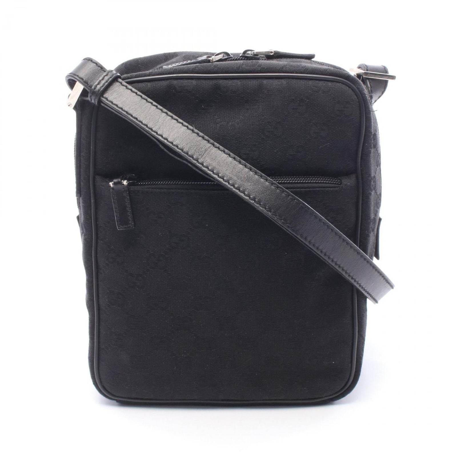 Gucci Shoulder Bag GG Canvas Black