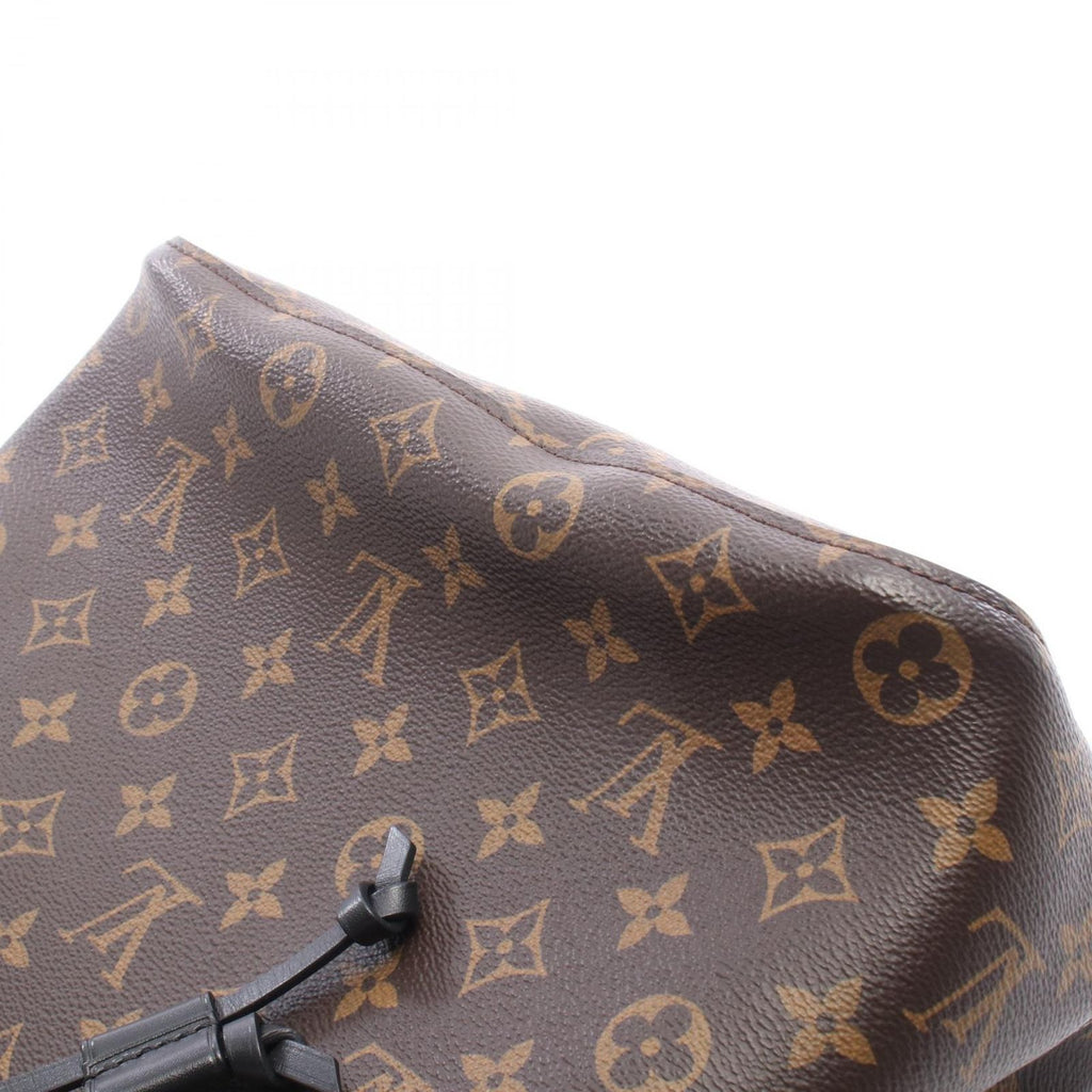 Louis Vuitton Shoulder Bag Neo Noe Monogram Noir Canvas Leather — view 5