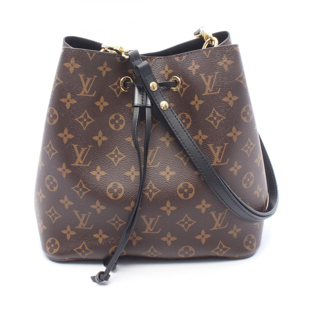 Louis Vuitton Shoulder Bag Neo Noe Monogram Noir Canvas Leather