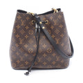 Louis Vuitton Shoulder Bag Neo Noe Monogram Noir Canvas Leather
