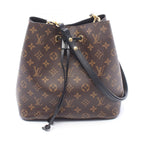 Louis Vuitton Shoulder Bag Neo Noe Monogram Noir Canvas Leather