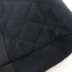 Chanel Tote Bag Paris Biarritz MM Black Canvas Leather MM — view 8
