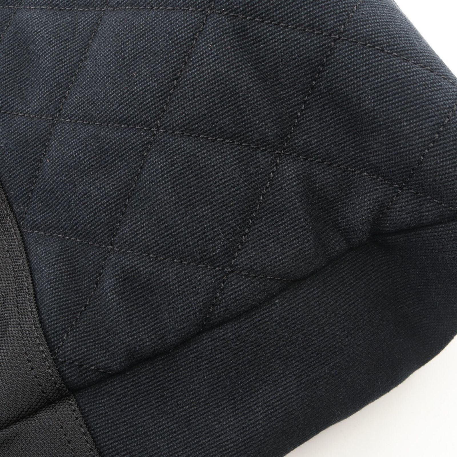 Chanel Tote Bag Paris Biarritz MM Black Canvas Leather MM — view 8
