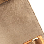 Louis Vuitton Tote Bag Plan Soleil Cabas PM Beige Canvas Leather — view 8