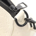 Louis Vuitton Shoulder Bag Triangle Messenger 2-Way White Leather — view 6