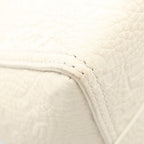 Louis Vuitton Shoulder Bag Triangle Messenger 2-Way White Leather — view 7
