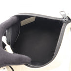 Louis Vuitton Shoulder Bag Triangle Messenger 2-Way White Leather — view 3